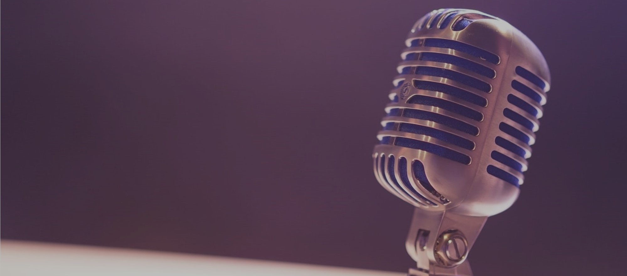Microphone banner image